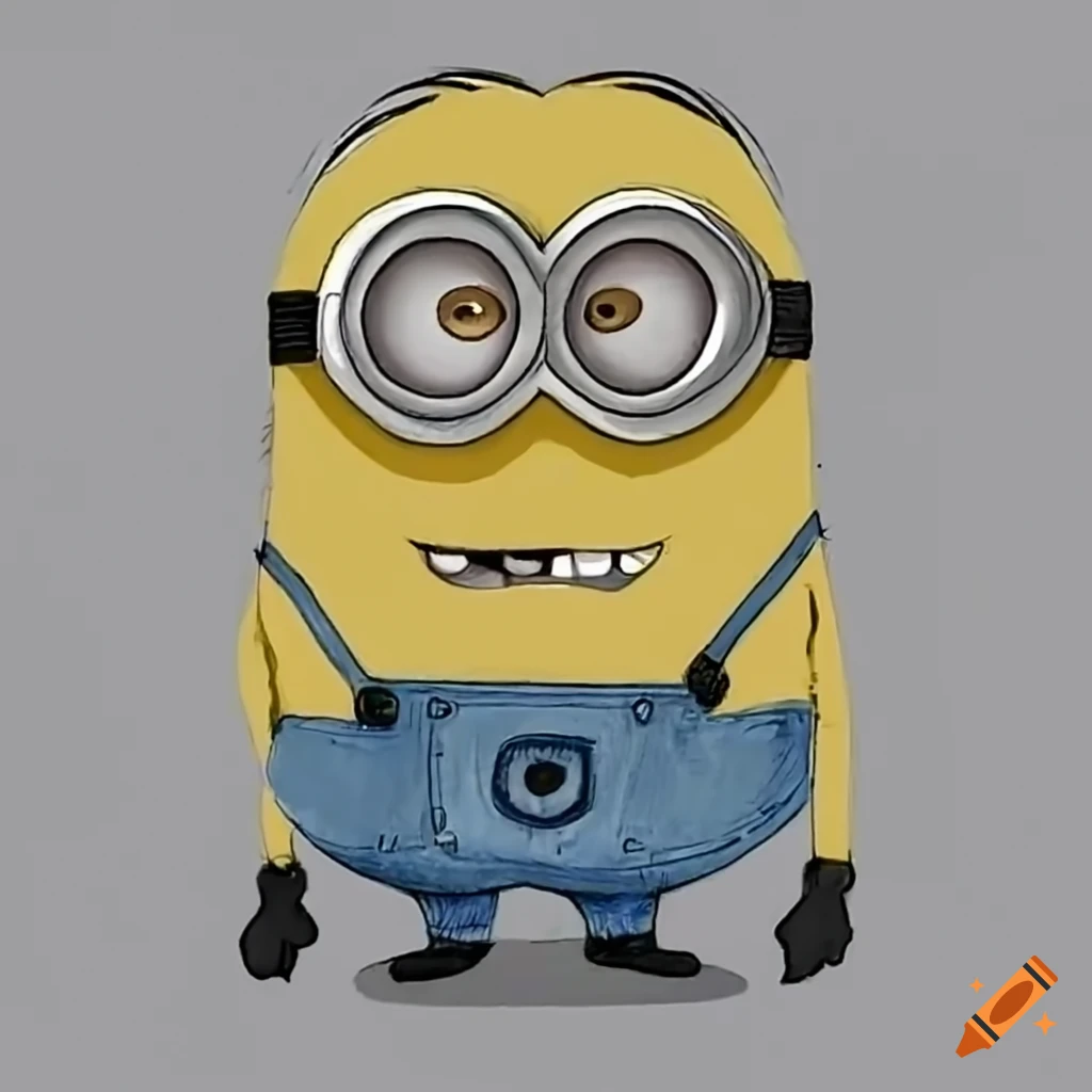 How to draw Minions(Bob) easy step. - YouTube