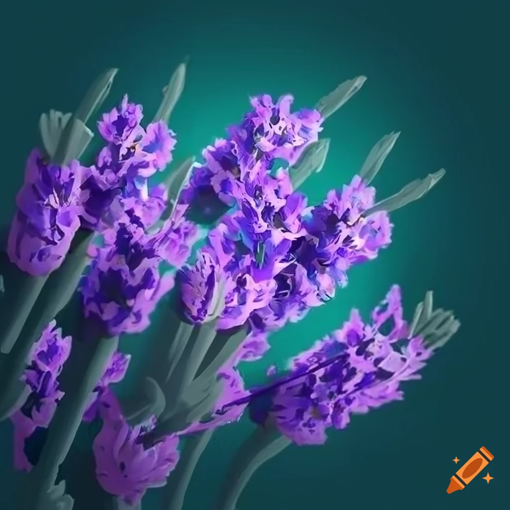 Lavender Blue Bouquet (Wrapping Paper Bouquet)