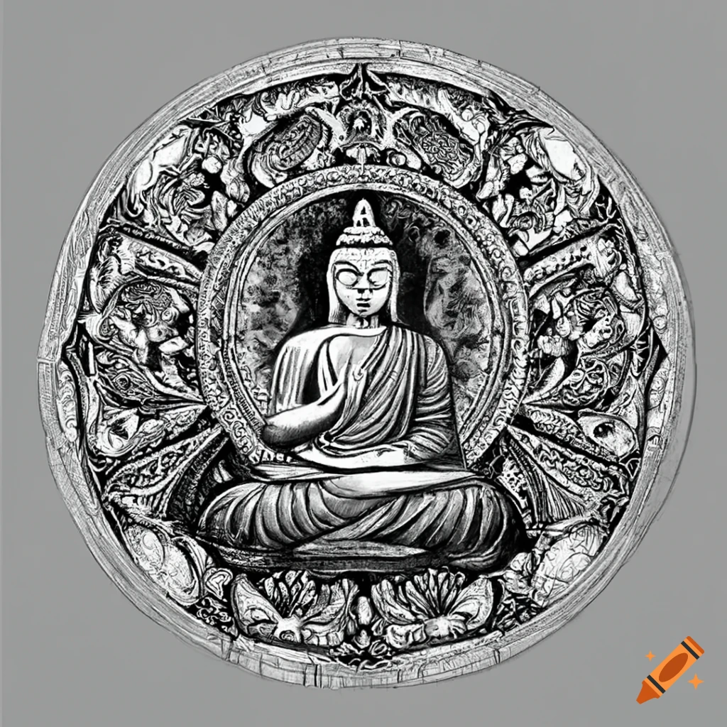 Buddha Head Stock Vector Illustration and Royalty Free Buddha Head Clipart