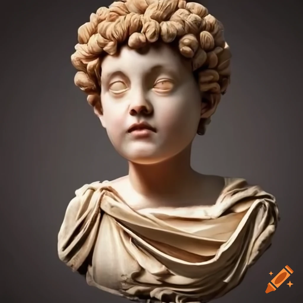 Baby marcus aurelius on Craiyon