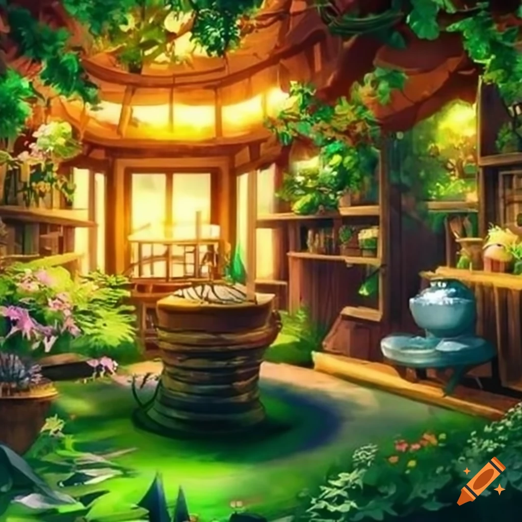Anime Cottage - Desktop Nexus Wallpapers | Cottage art, Anime scenery,  Environment concept art