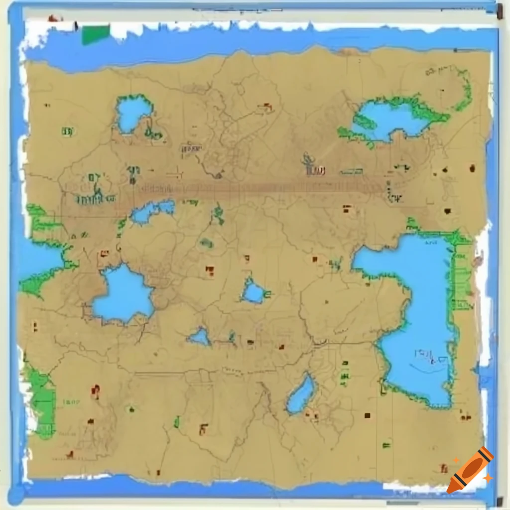 Map creation tools on Craiyon