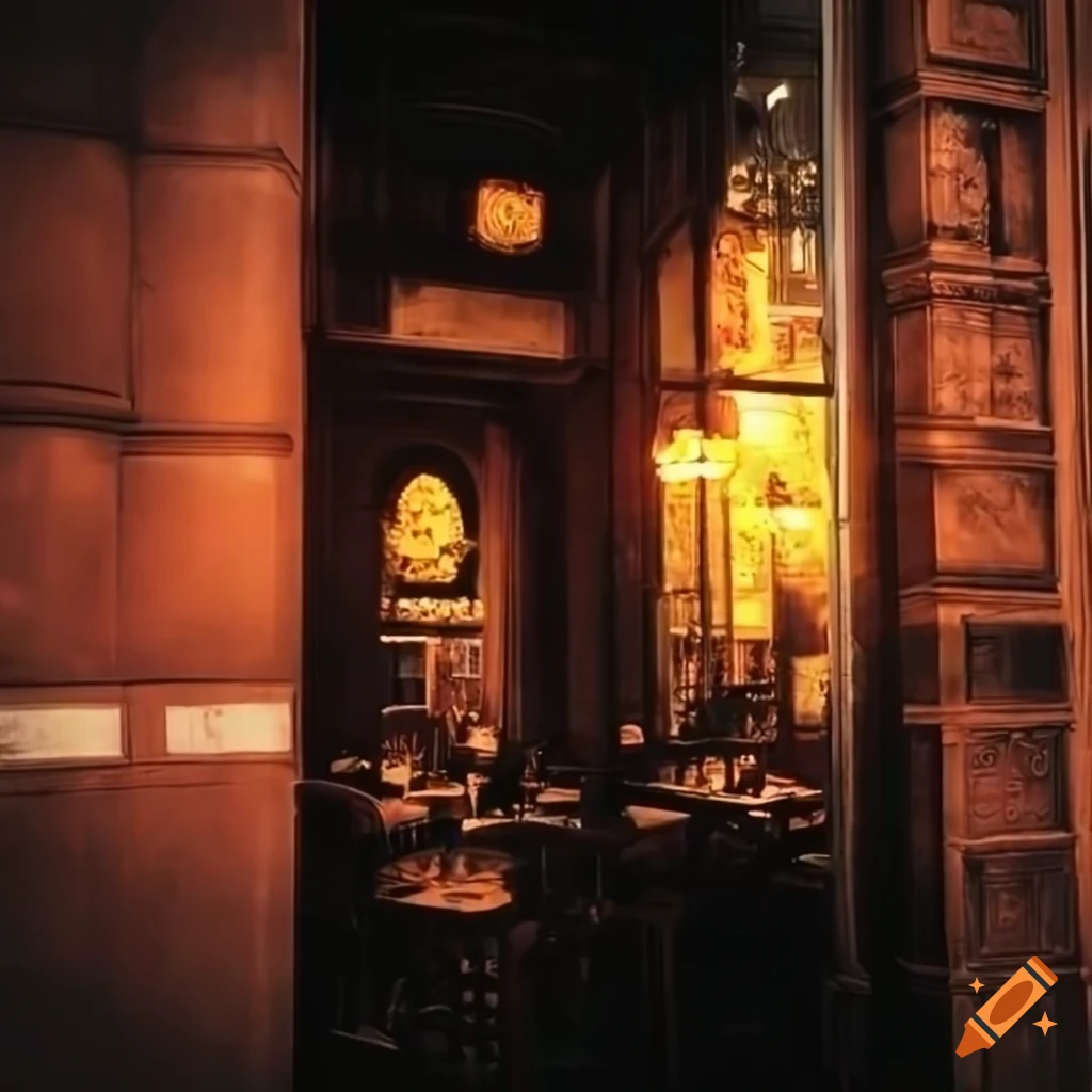 New york cafè, golden hour on Craiyon