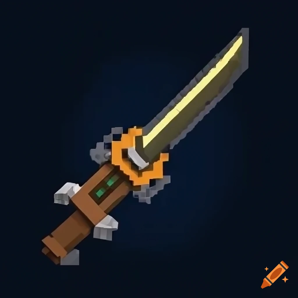 Minecraft's weapon servers on Craiyon