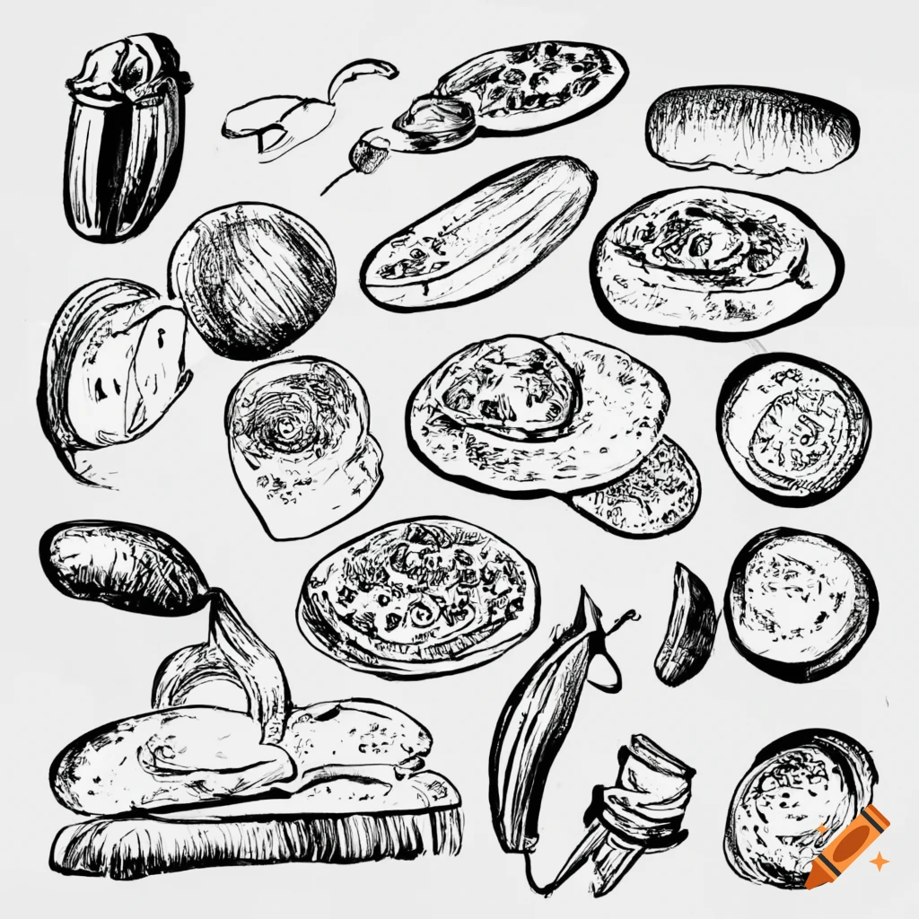 Cooked Food Vector Illustration Royalty-Free Stock Image - Storyblocks