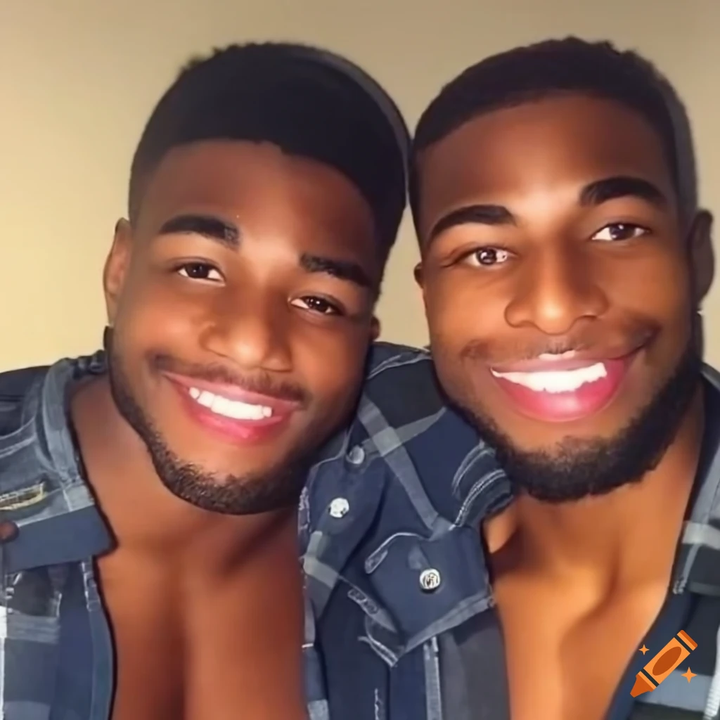 Super Tough Hunky Bulky Manly Rugged Buff Macho African American College Twin Brothers Video
