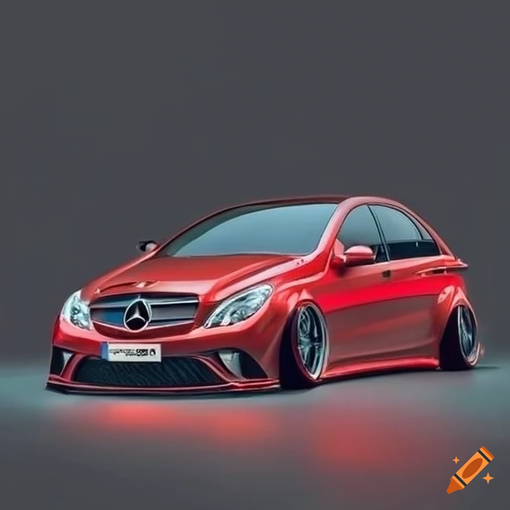 Mercedes-Benz A-Class (W169) with bodykit
