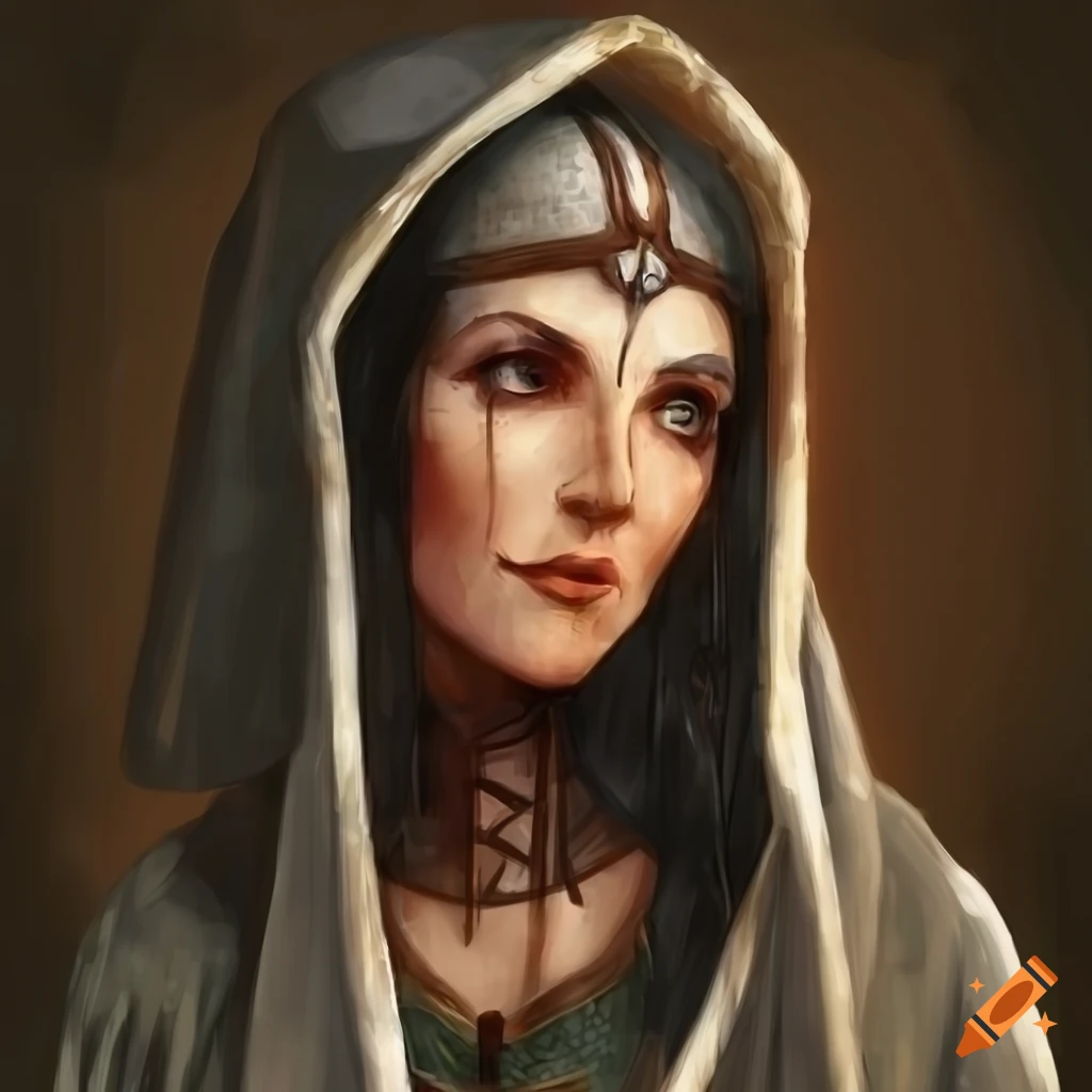 An old medieval baroness
