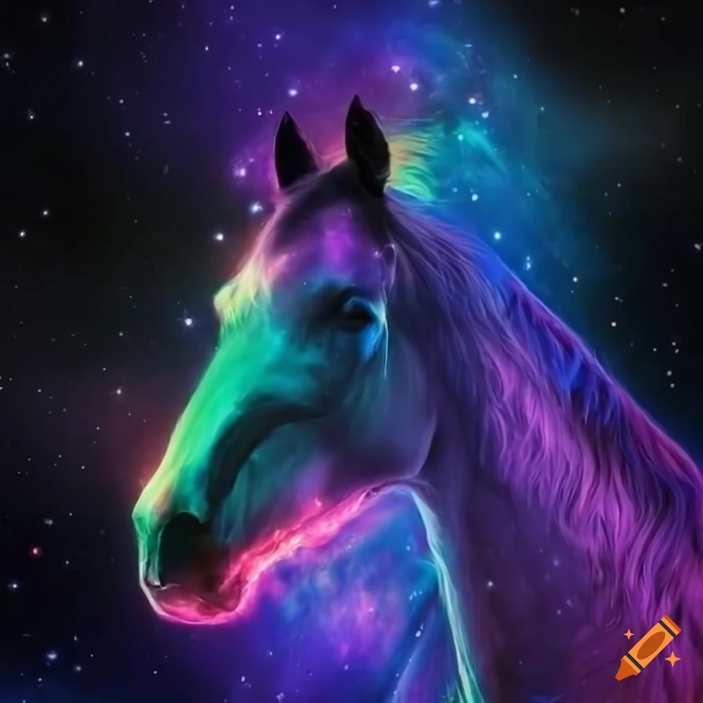 neon horse backgrounds