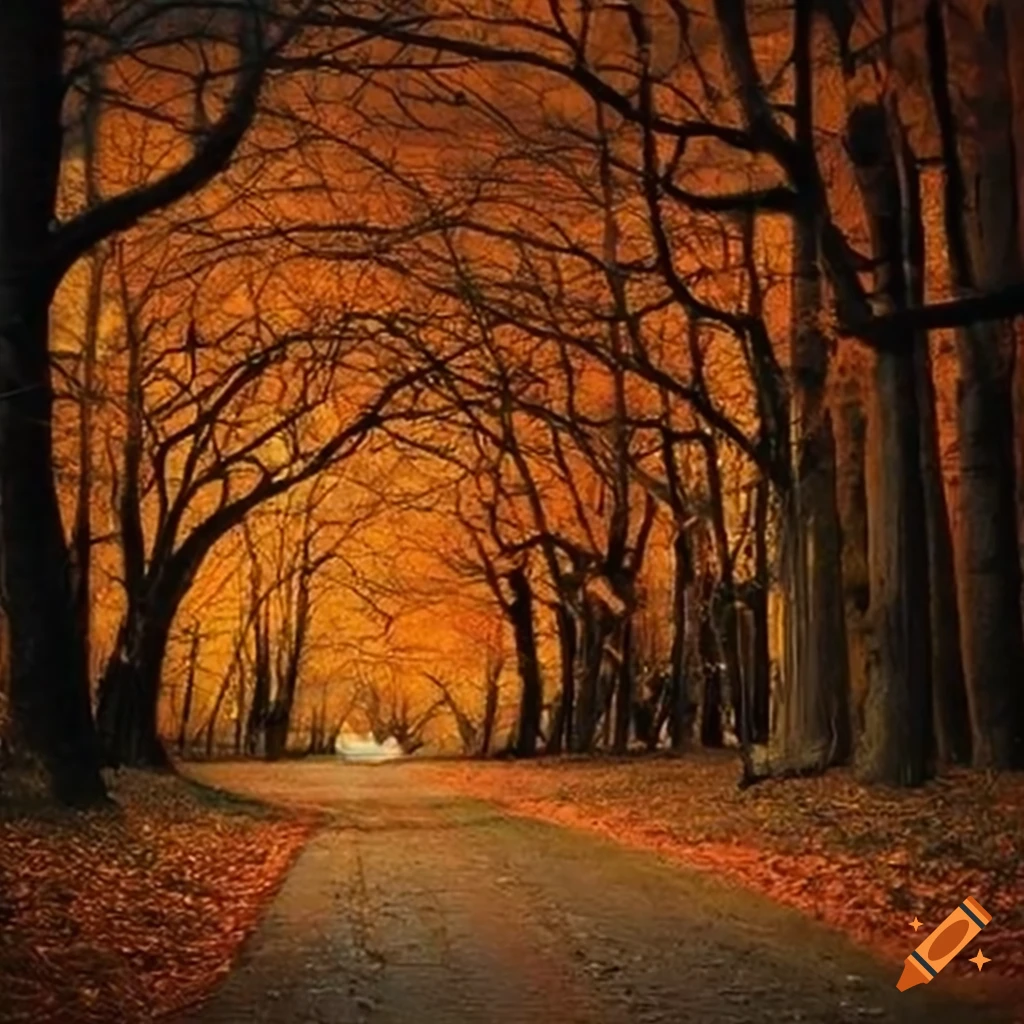 Draw me a picture of something that represents autumn