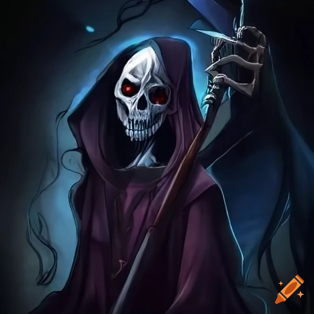 💀and be weary of the reaper who leads souls astray💀(art