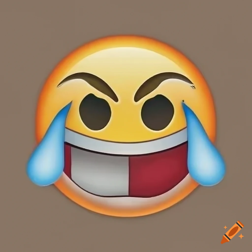 Angry emoji laughing