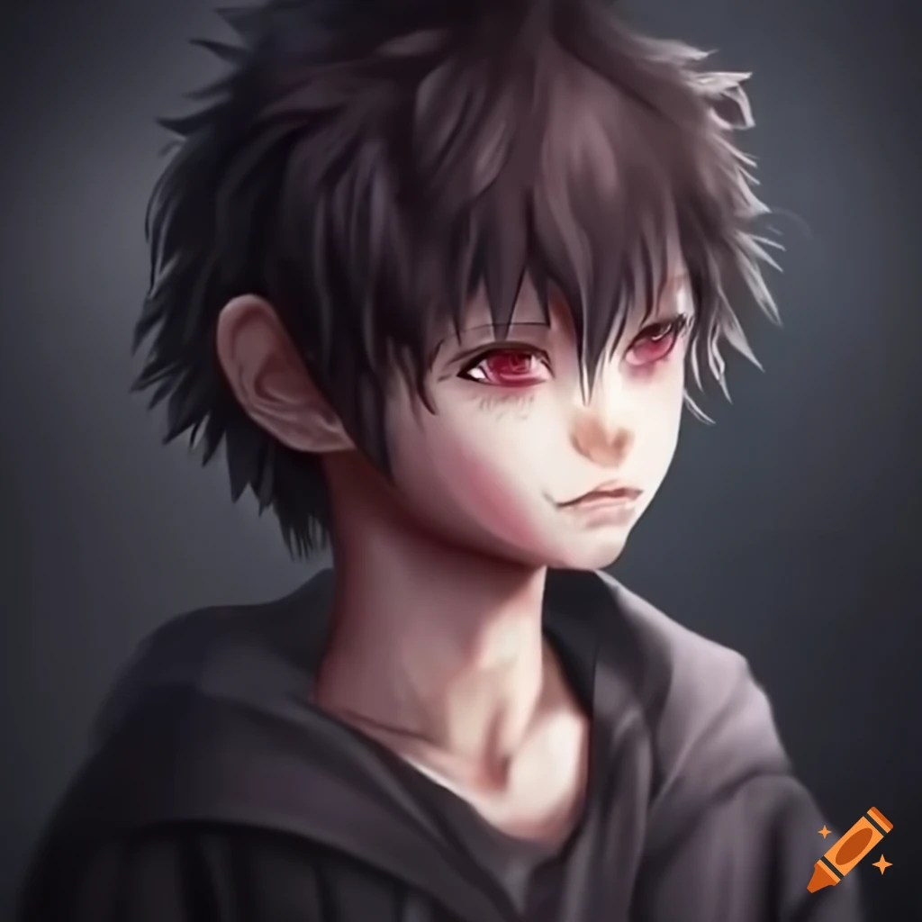 Anime Boy with Brown Eyes Face (Broken)'s Code & Price - RblxTrade