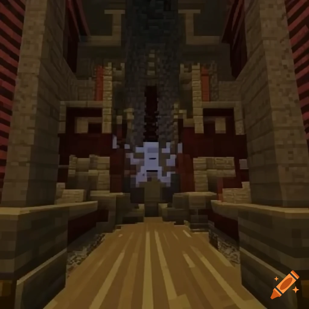 Dormant minecraft server on Craiyon