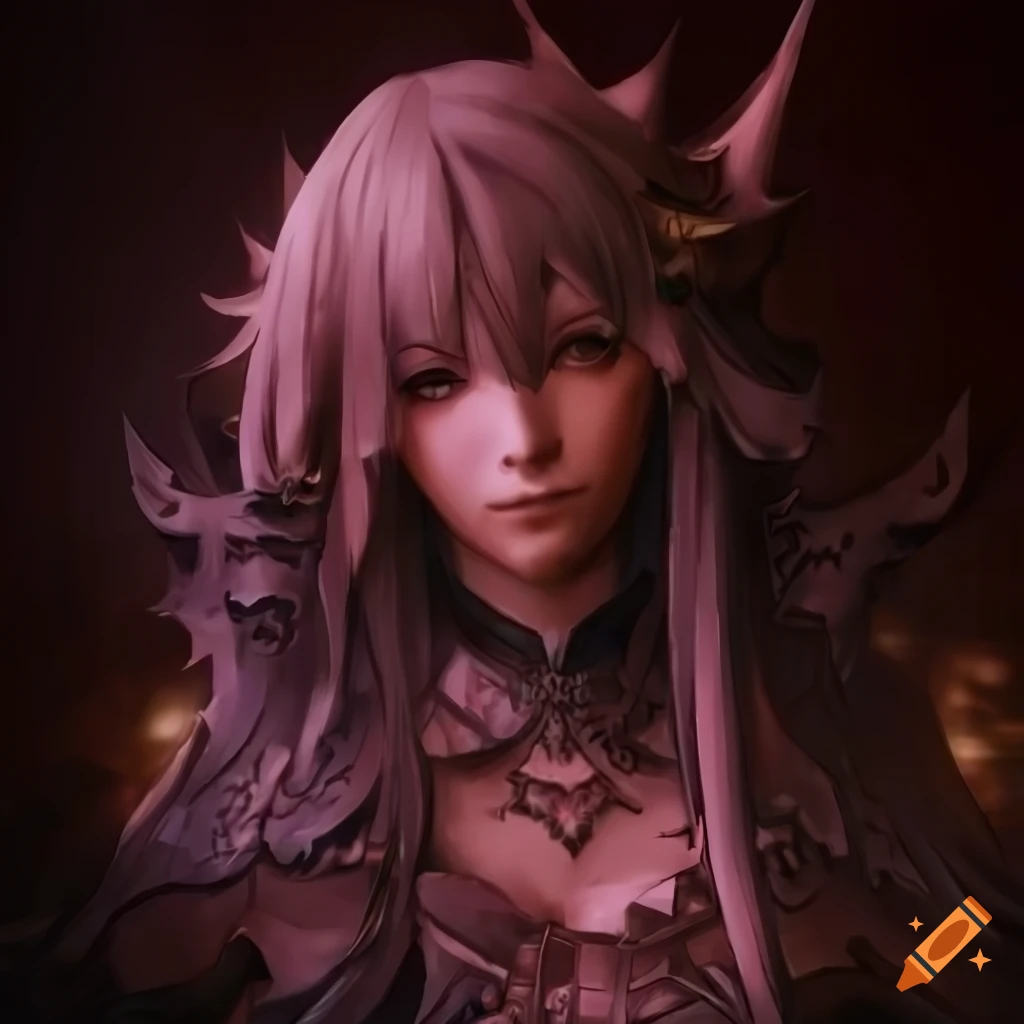 Ffxiv au ra on Craiyon