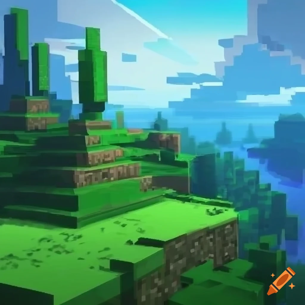 Minecraft pe landscape