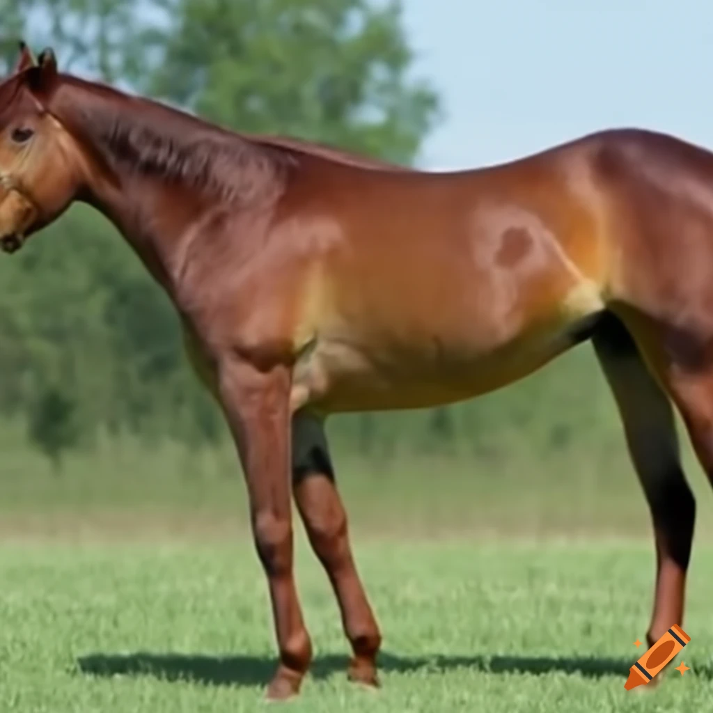 Horse breeding systems on Craiyon