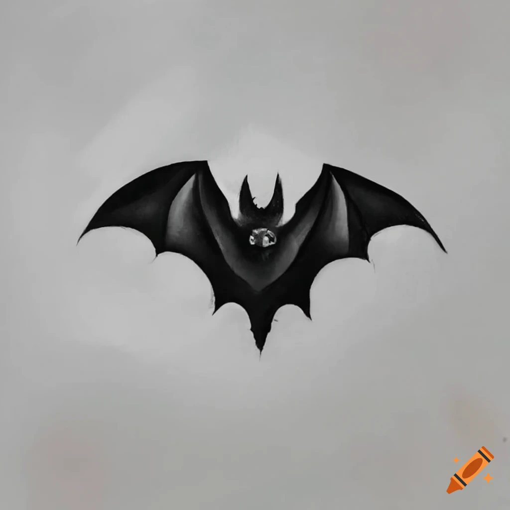Bat Tattoo Silhouette Drawing - Night Scene png download - 634*512 - Free  Transparent Bat png Download. - Clip Art Library