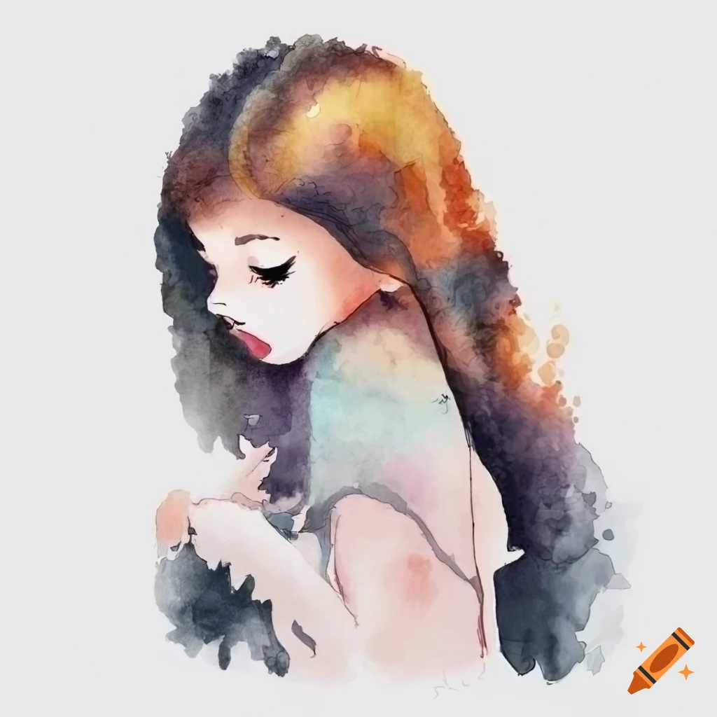Alone Girl Drawing, Pencil, Sketch, Colorful, Realistic Art, girl pencil  drawing HD phone wallpaper | Pxfuel