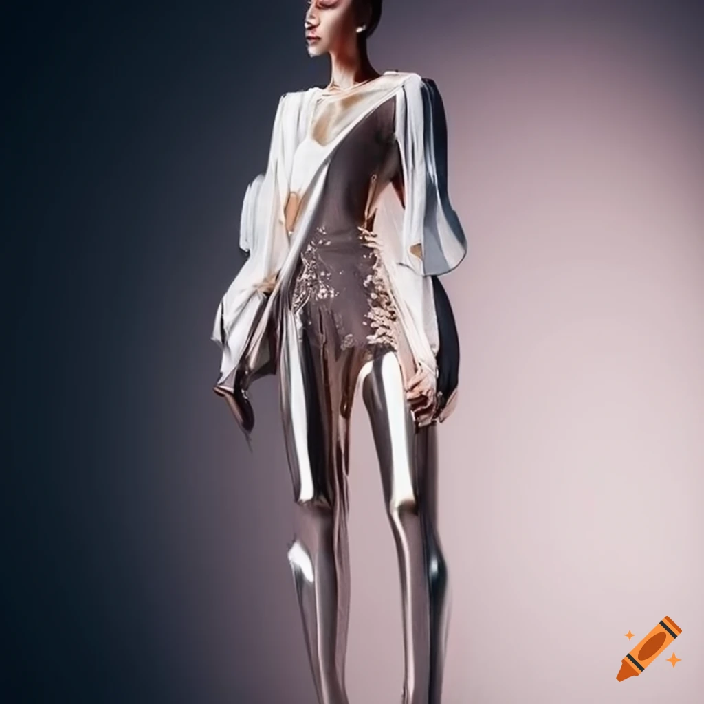 Resin inspired amour plating, highly detailed futuristic fashion for ...