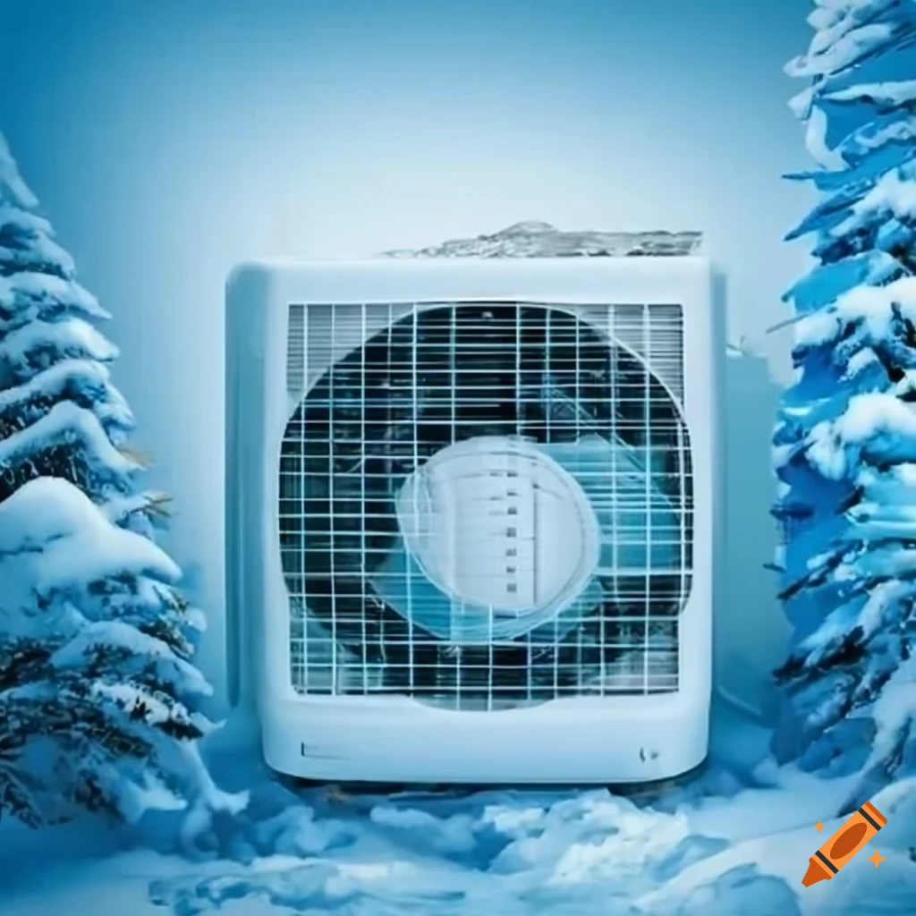 Enjoy air conditioner in winter on Craiyon