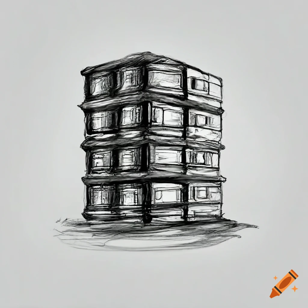 Pencil Sketches Of Buildings