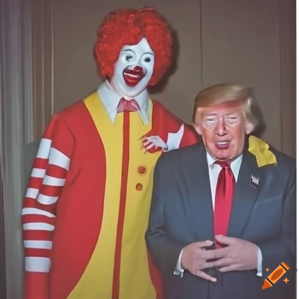 Ronald Mcdonald And Donald Trump