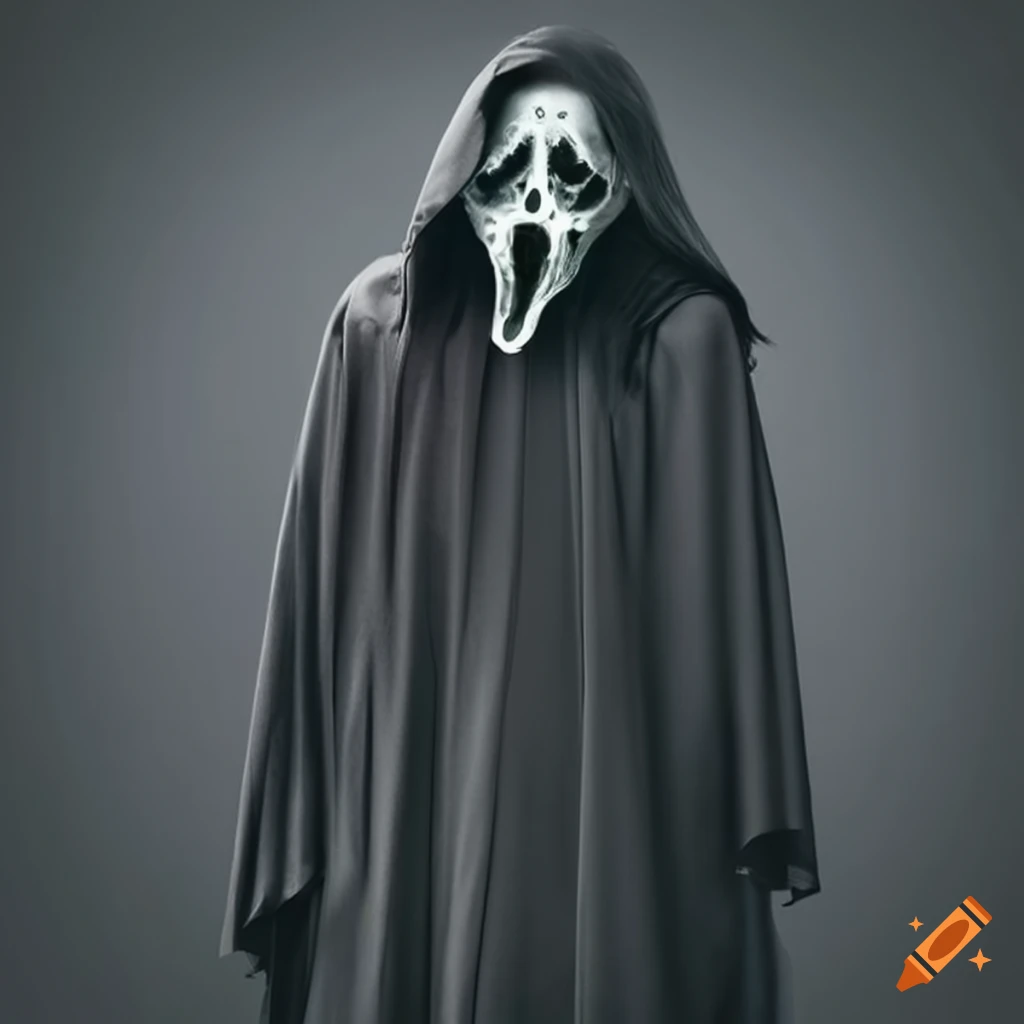 Dark gothic female ghostface skirt
