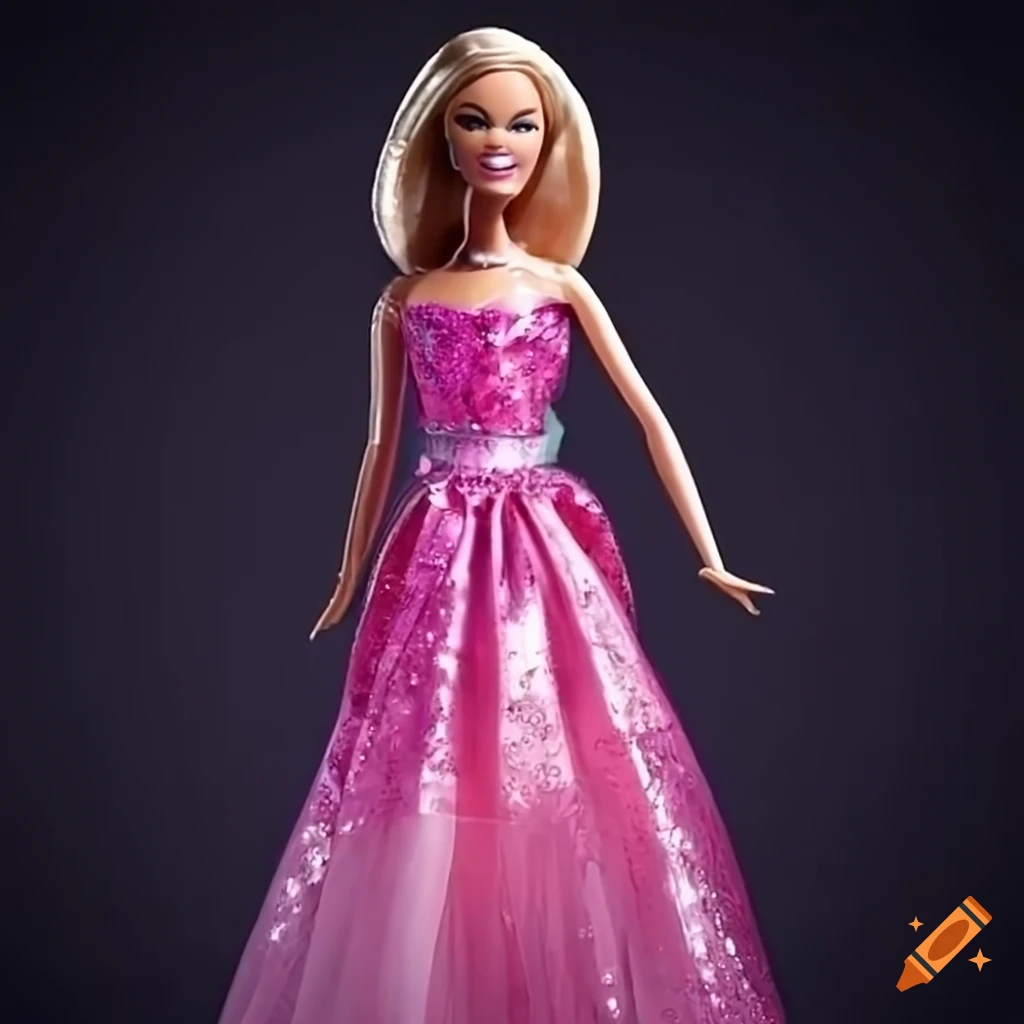 Pink Handmade Evening Dress Outfit Gown For Barbie Silkstone Fashion  Royalty FR | eBay