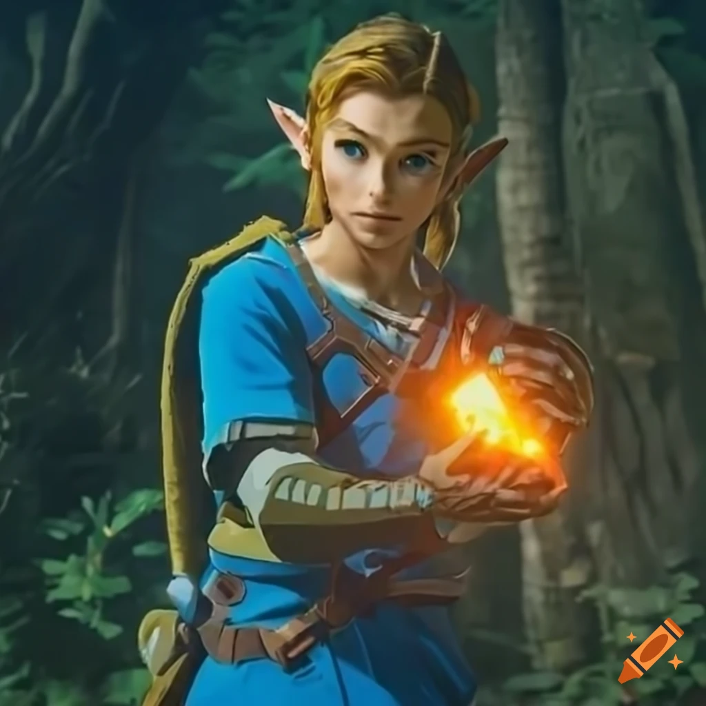Realistic link from zelda breath of the wild