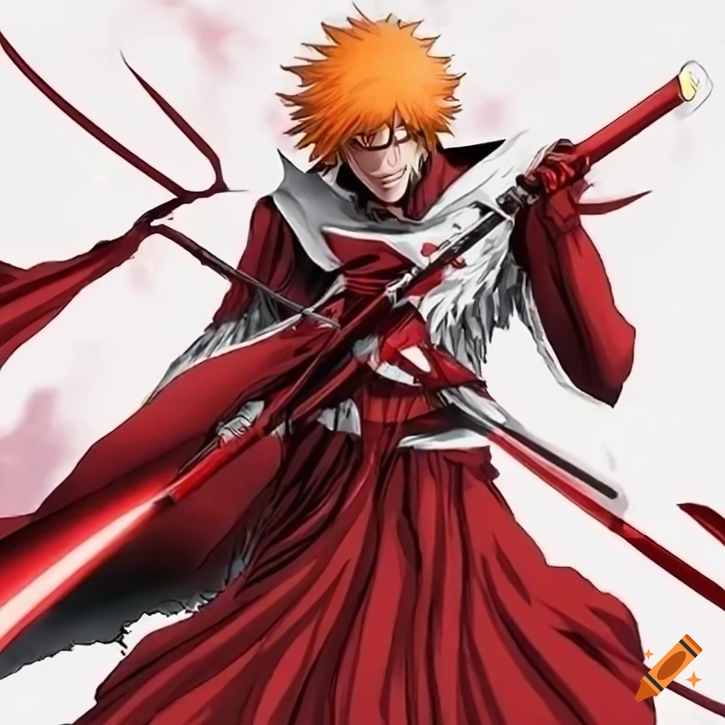 Darth sidious fusion ichigo bleach as imperial praetorian guard with sword