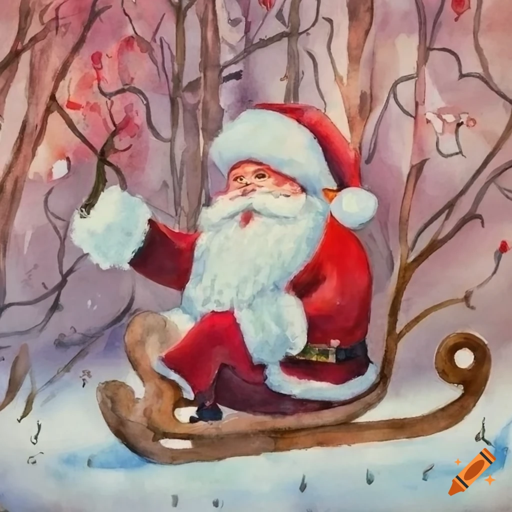 Santa Claus Drawing - Easy Step By Step - Cool Drawing Idea-saigonsouth.com.vn