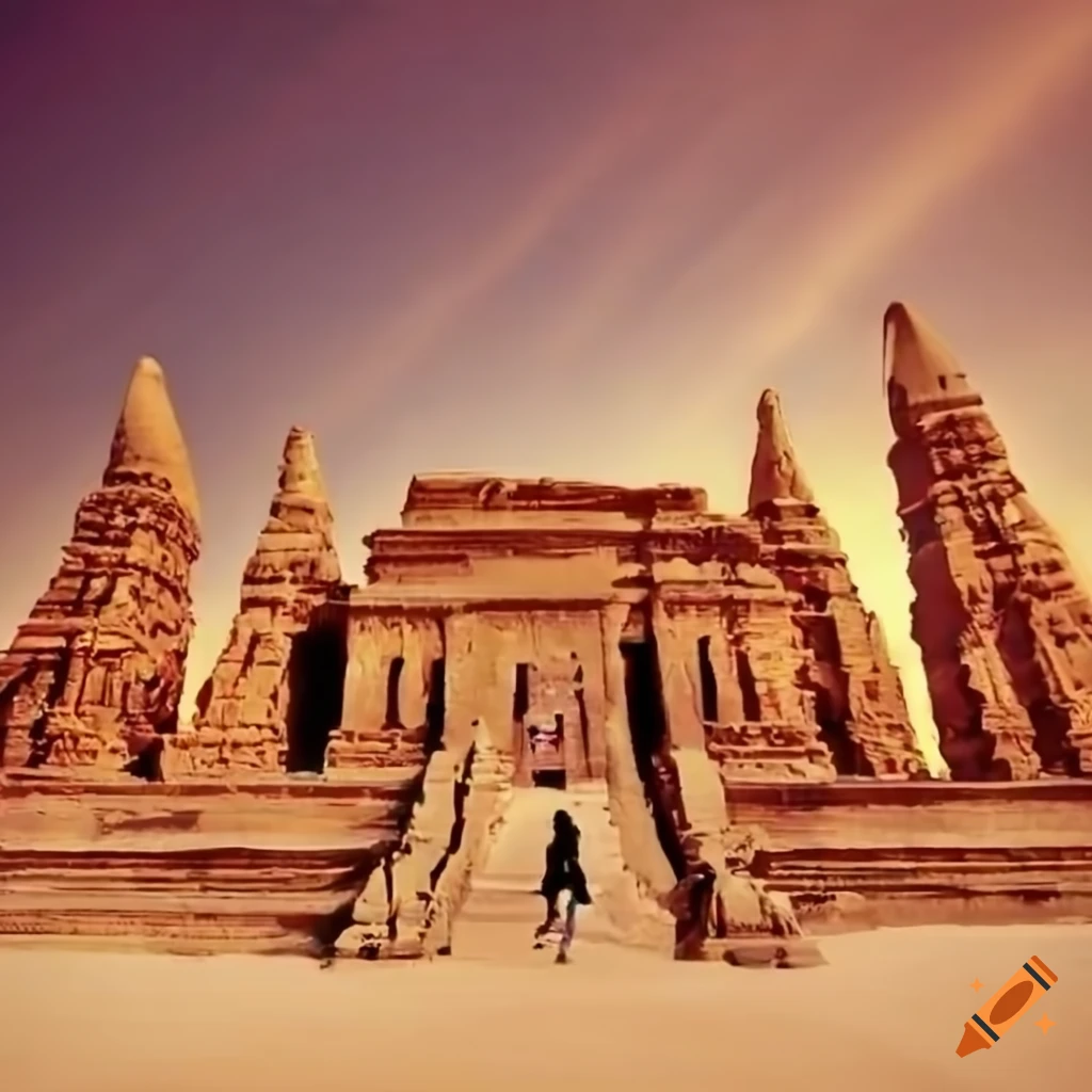 Exploring desert temples