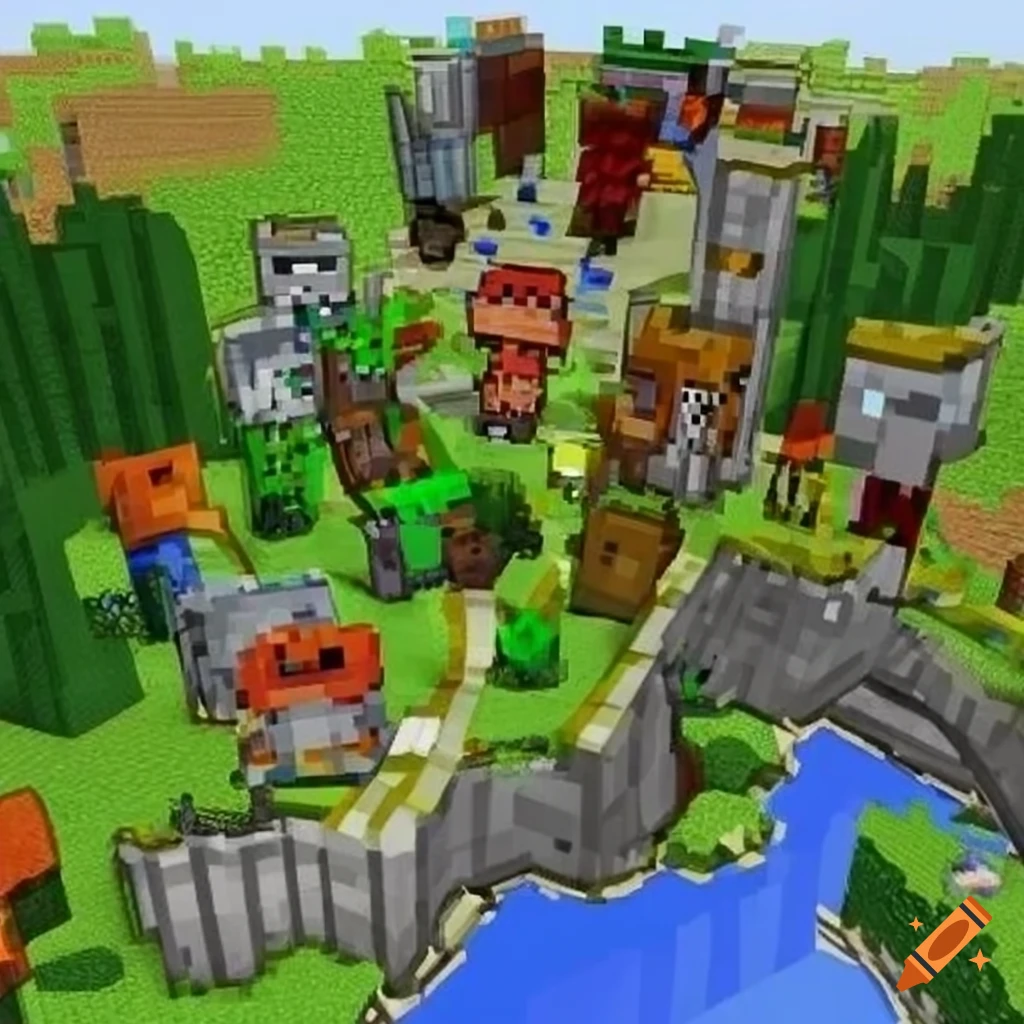 Minecraft Unleashed Minecraft pe unleashed on Craiyon