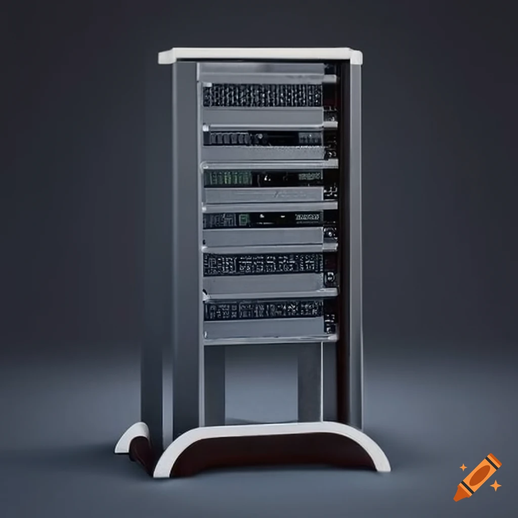 Block servers stand on Craiyon