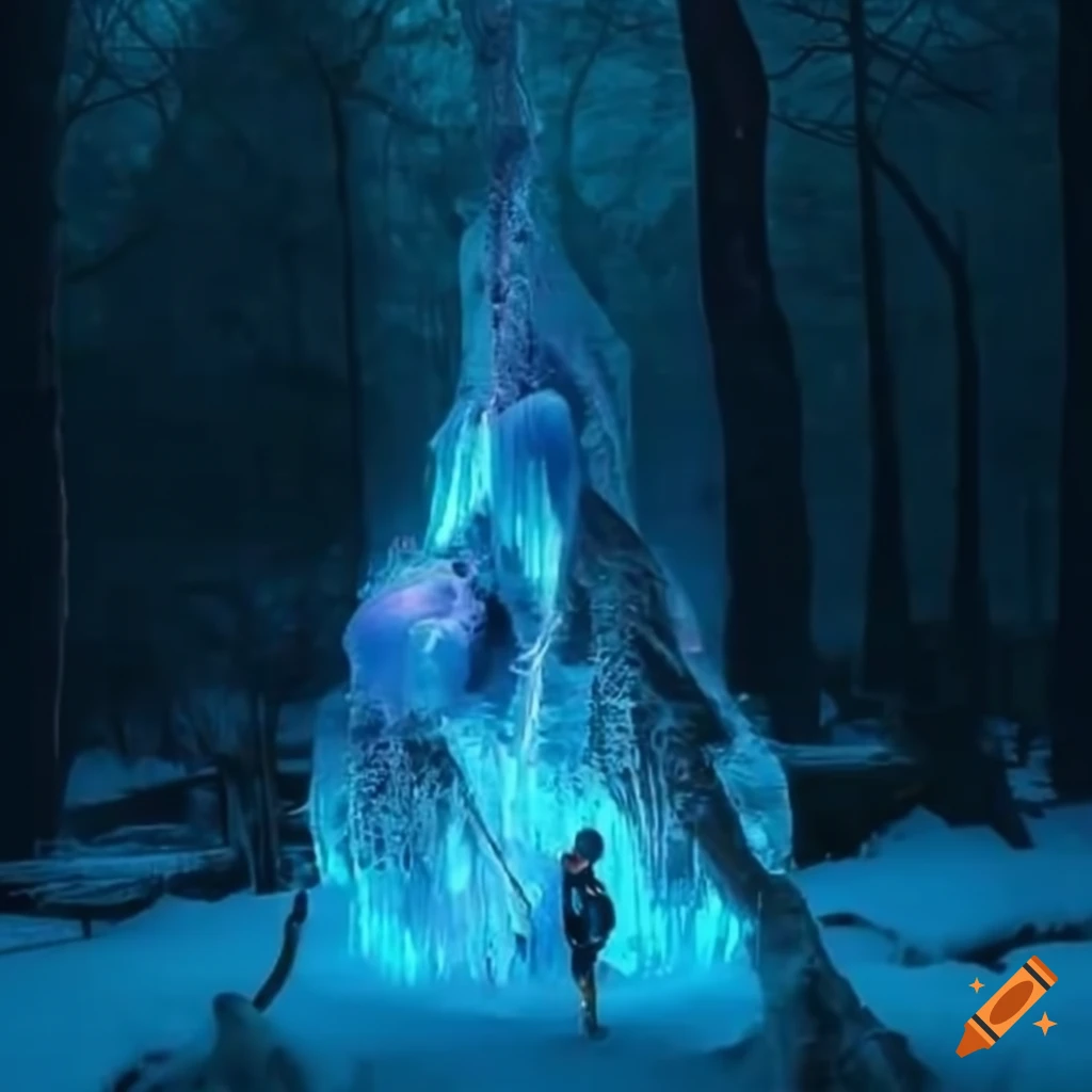 Woodelv hunter magic ice electric forest