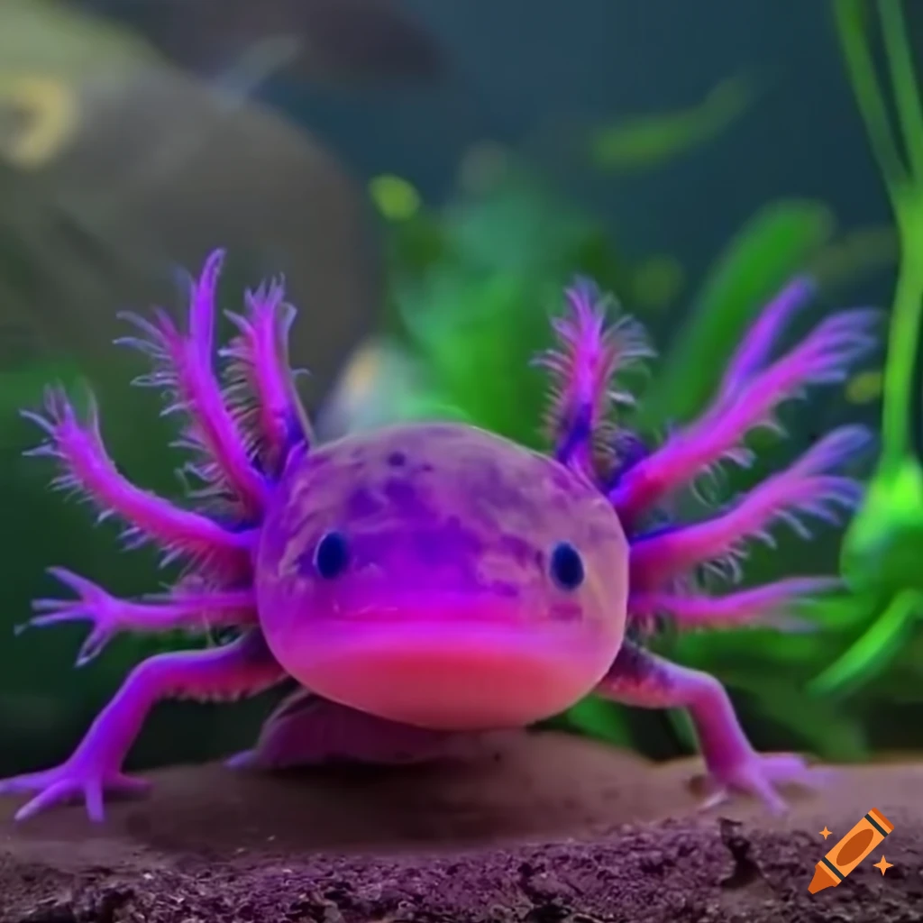 cyberpunk axolotl