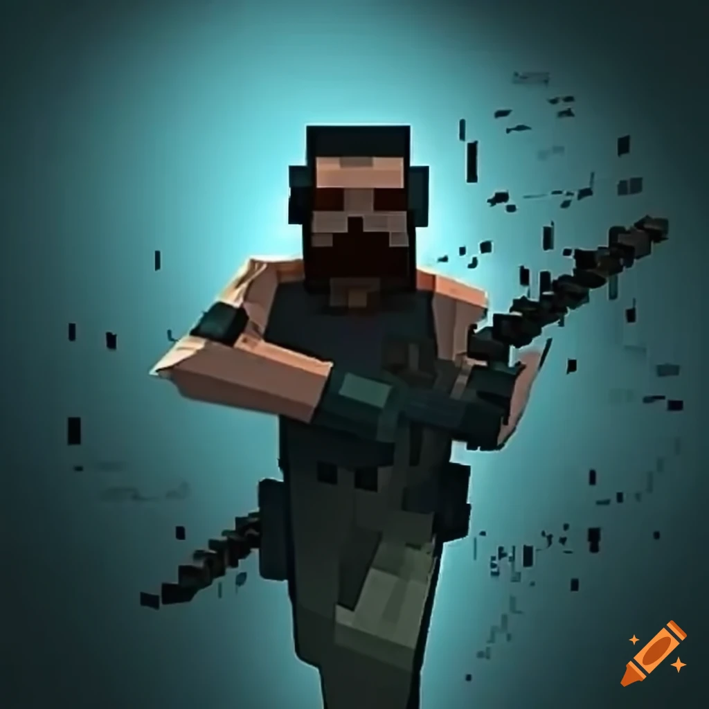 Minecraft's counterstrike revolution on Craiyon