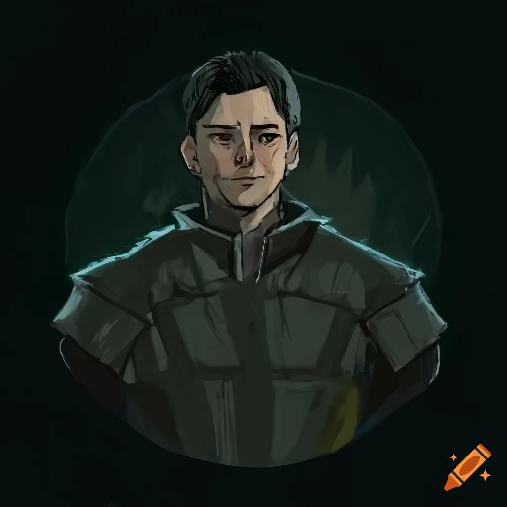 A picture for game dialogue system, an young man, round head 