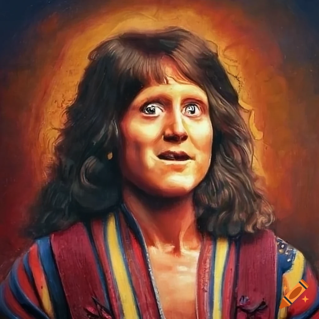 Da Vinci painting of Mork and Mindy