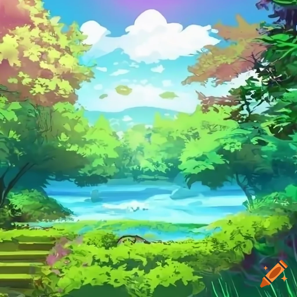 🔥 [45+] Anime Nature Wallpaper | WallpaperSafari