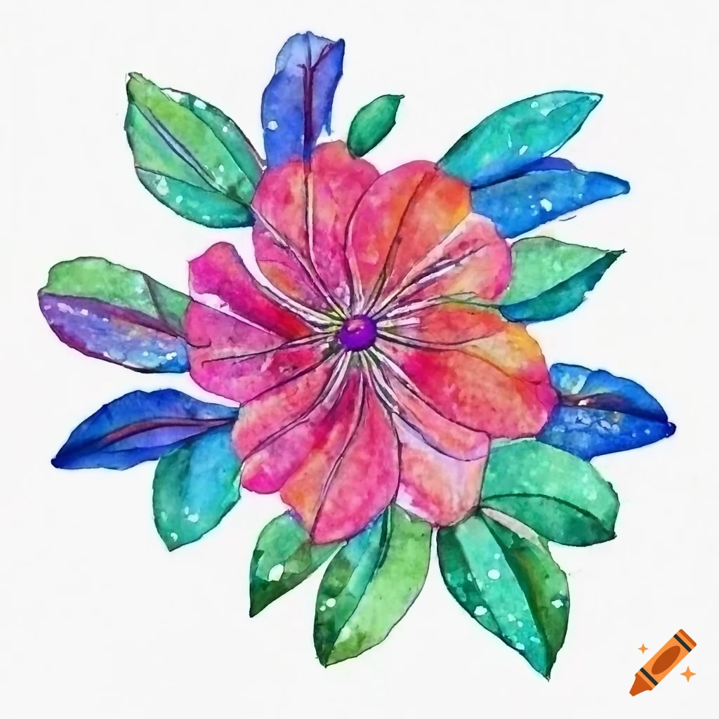 Big Flower Clipart At Getdrawings - Green Flower Clipart - Png Download  (#251632) - PikPng