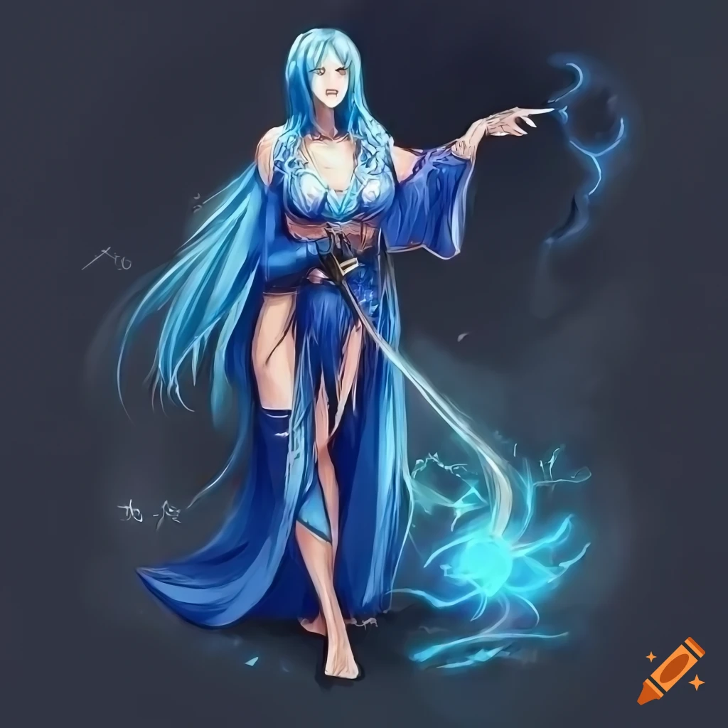 anime girl wizard