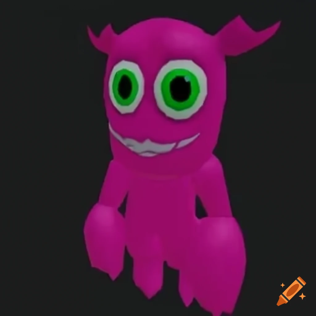 Rainbow Friends NEW Pink Monster - Accurate Rainbow Friends Roleplay Roblox  
