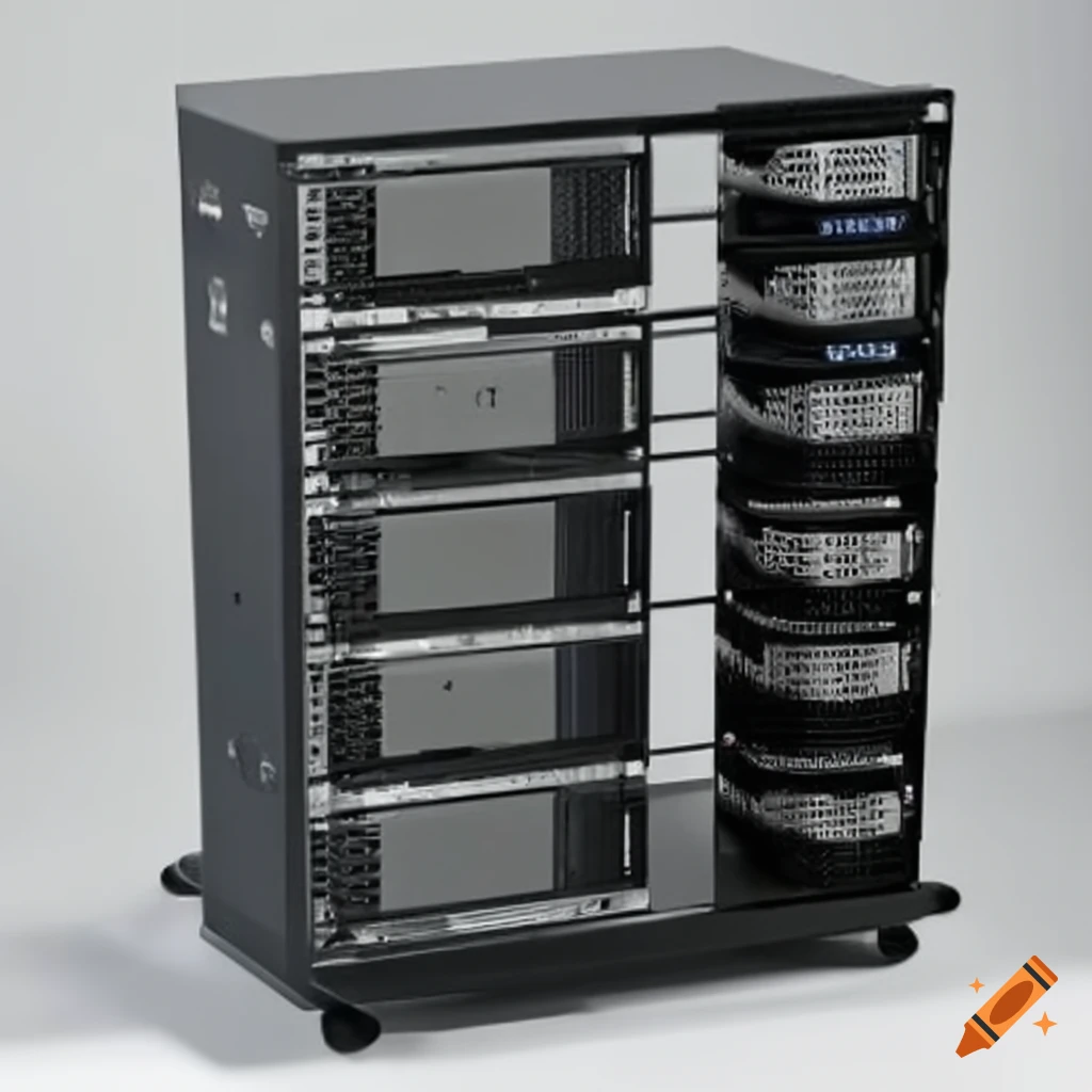 Server edition stands on Craiyon