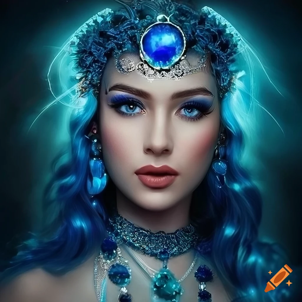 Insanely detailed ultra photorealistic portrait art of fantasy queen