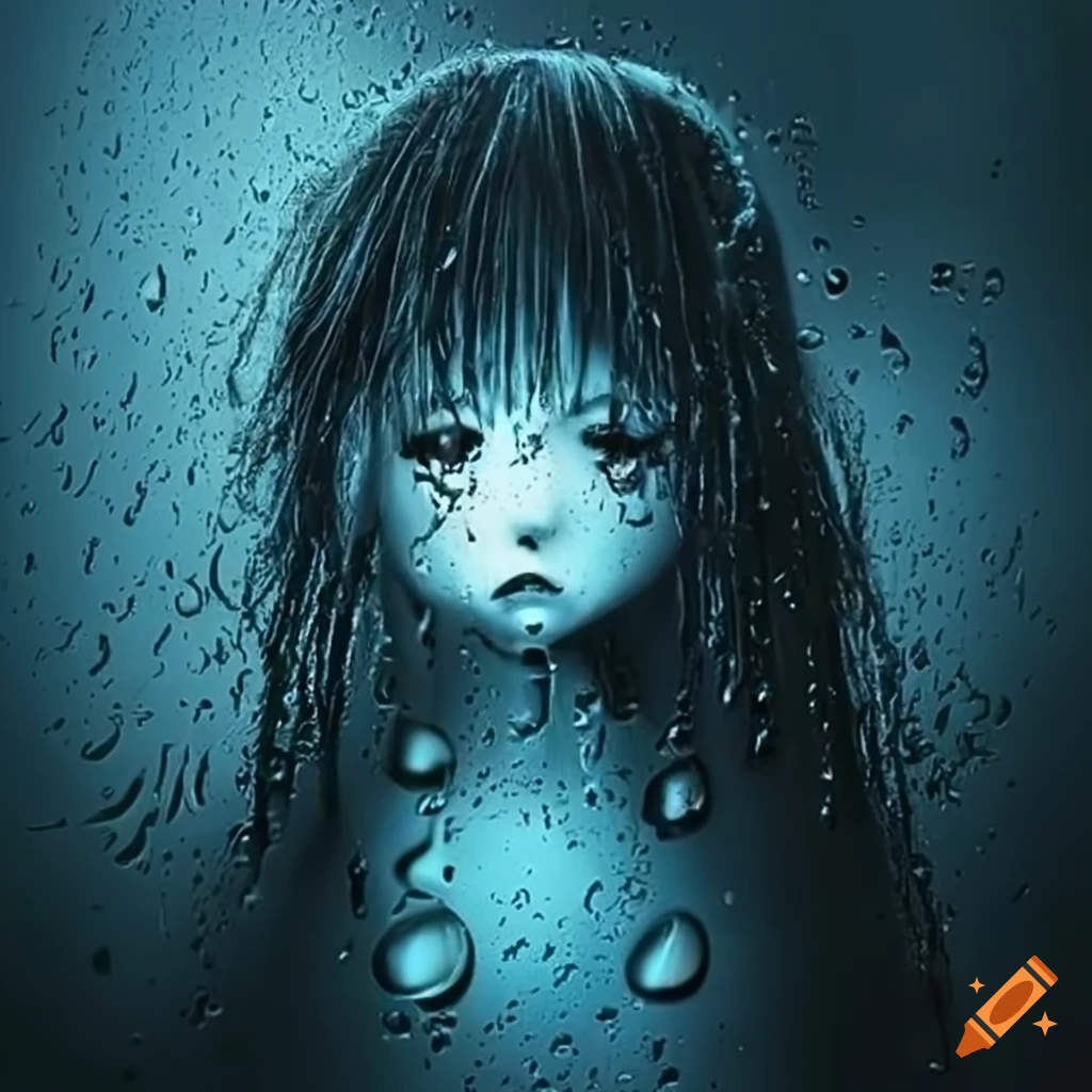 Triste pluie souffrance on Craiyon
