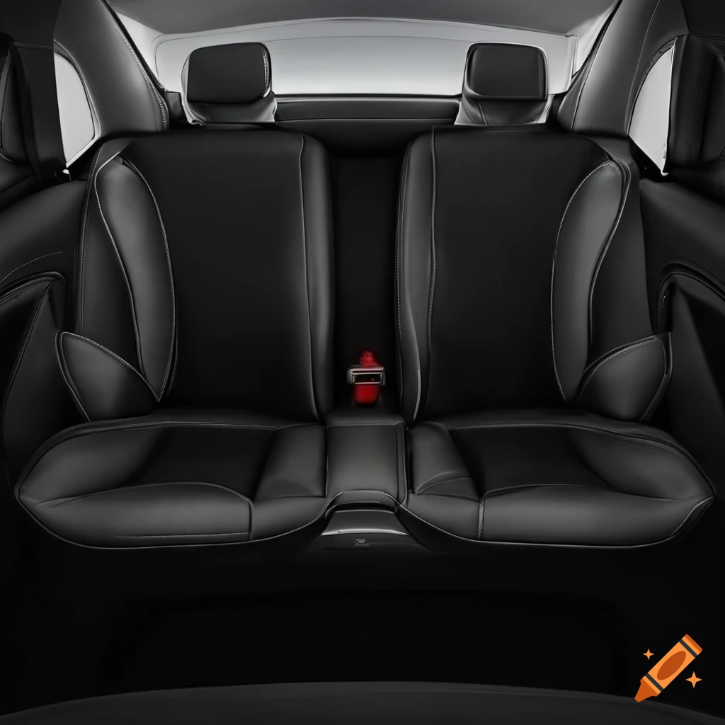 Luxurious Rear Seats In A Sleek 2025 Dodge Dart L Full Size Sports Sedan With Wheelbase Of 125 To 130 Inches 3 2 Meters And Legroom 45 50 1 On Craiyon
