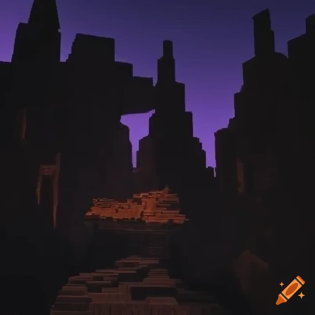 Minecraft and middle-earth crossover image
