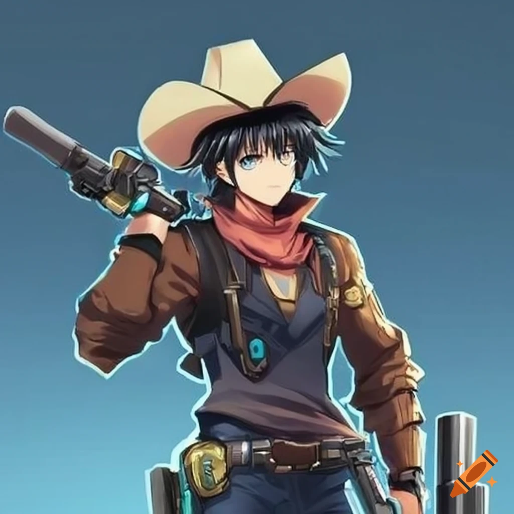 cowboy anime style | OpenArt-demhanvico.com.vn